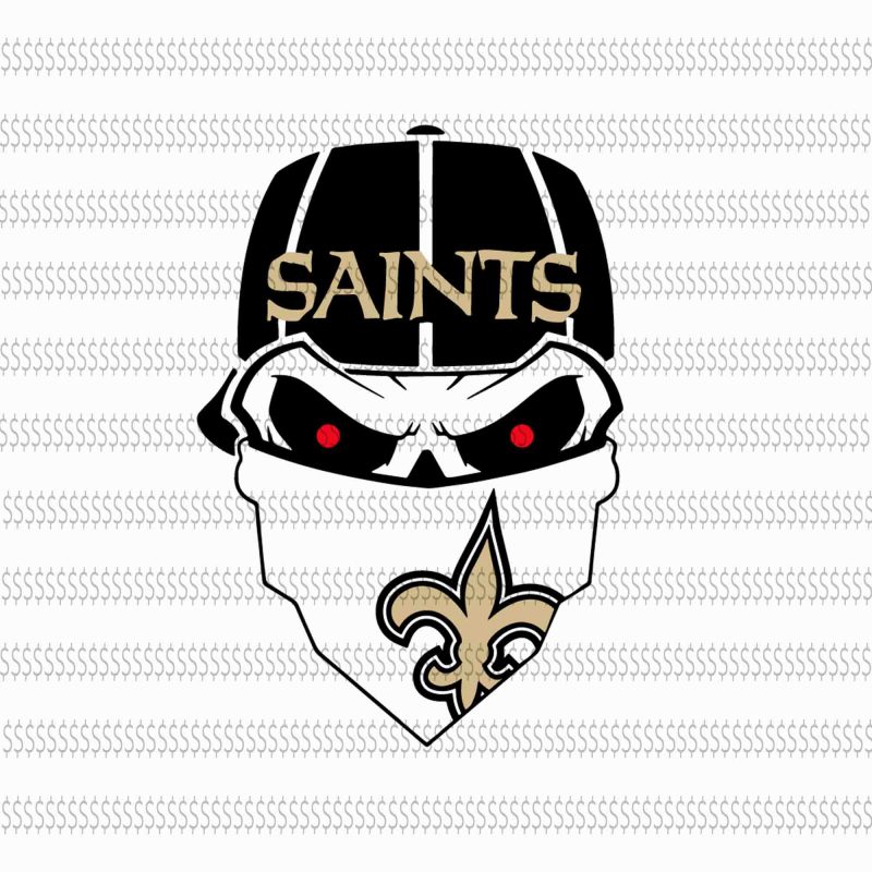 Skull new orleans saints svg,New Orleans Saints svg,New Orleans Saints,New Orleans Saints design vector shirt designs