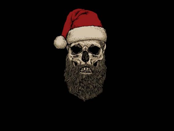 Santa beard t shirt design to buy