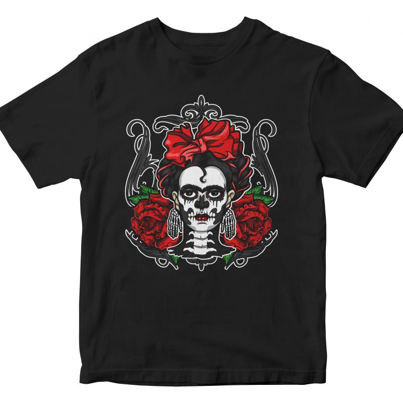 DIA DE LOS t shirt designs for sale