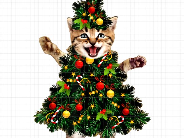Santa Maine Coon Cat Christmas Tree Light Funny Xmas Cat t shirt template vector Santa Maine Coon Cat Christmas Tree Light Funny Xmas Cat t shirt template vector