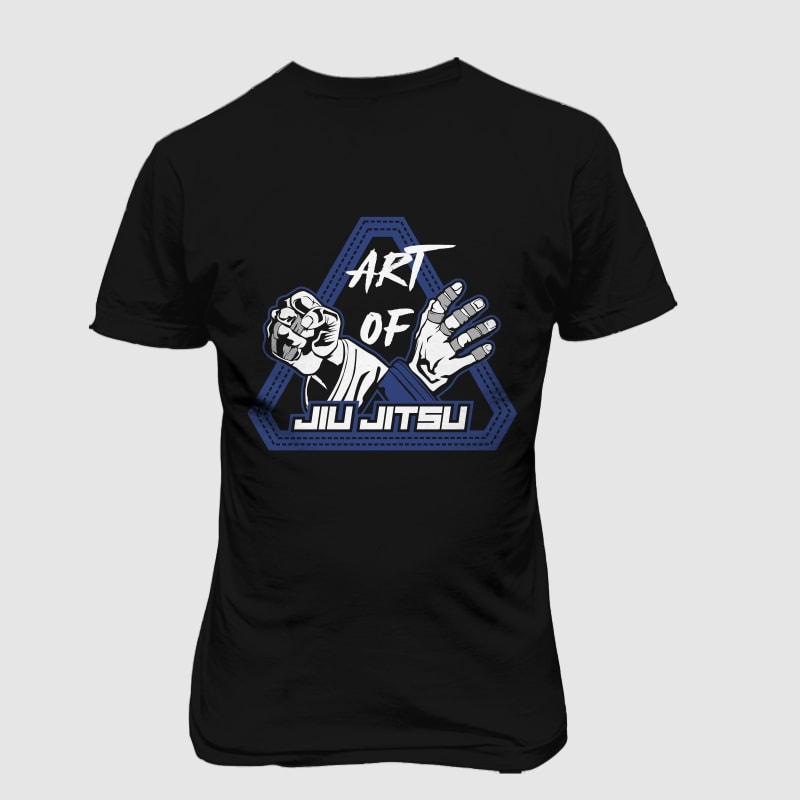 Art Of Jiu Jitsu t shirt design png