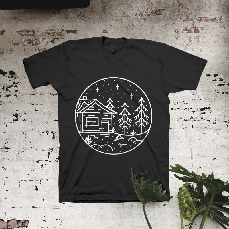 Christmas Night vector t shirt design