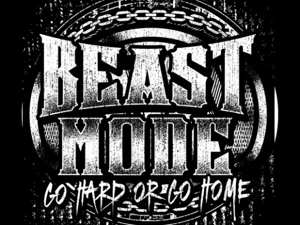 Beast mode t shirt design for sale