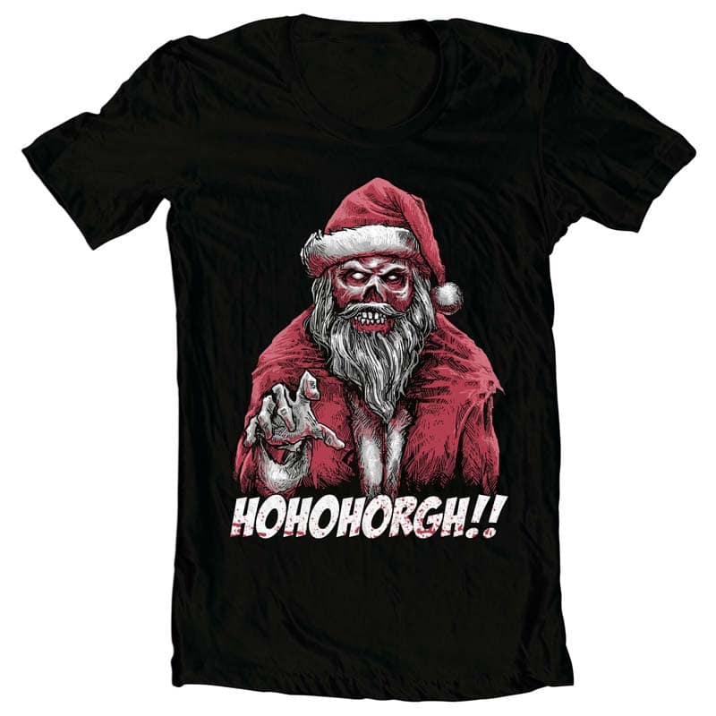 Santa Zombie tshirt factory