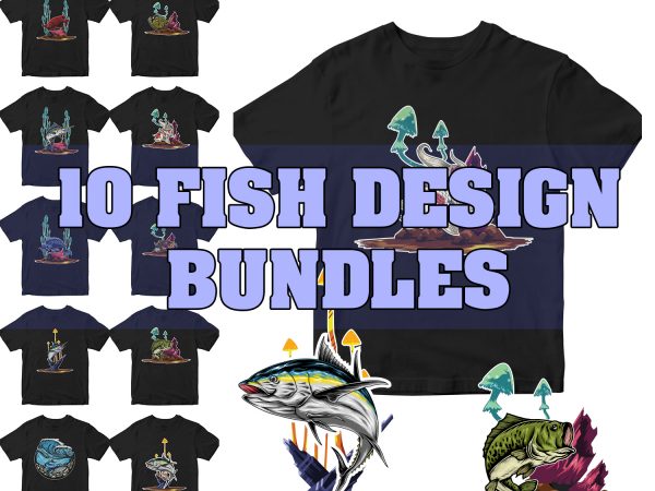 Deep sea t shirt design for sale
