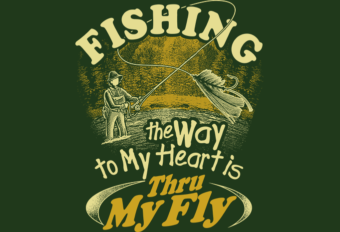 6 Fishing Designs BUNDLE