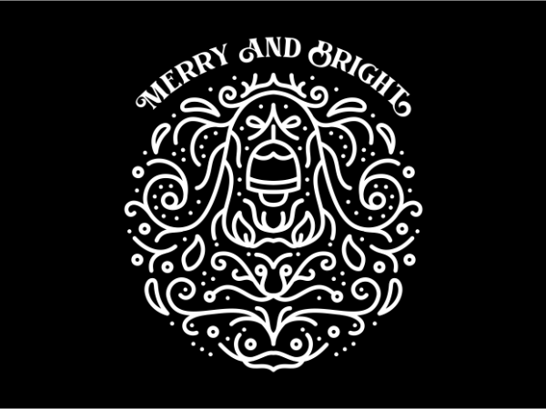 Merry and bright buy t shirt design