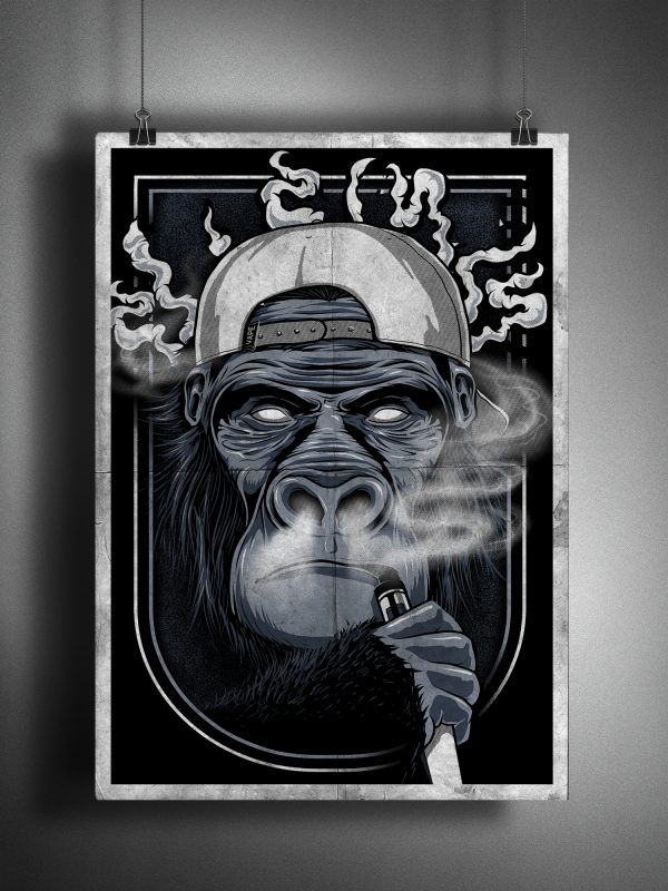 APE VAPER tshirt design for sale