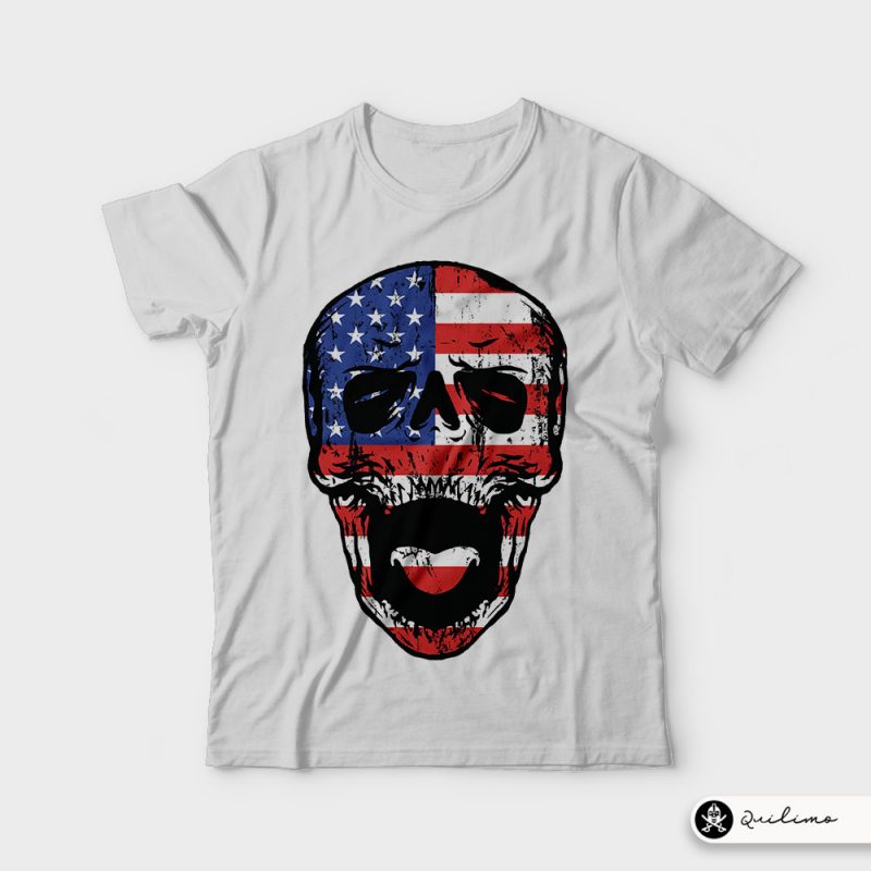 American Till Die tshirt design for sale