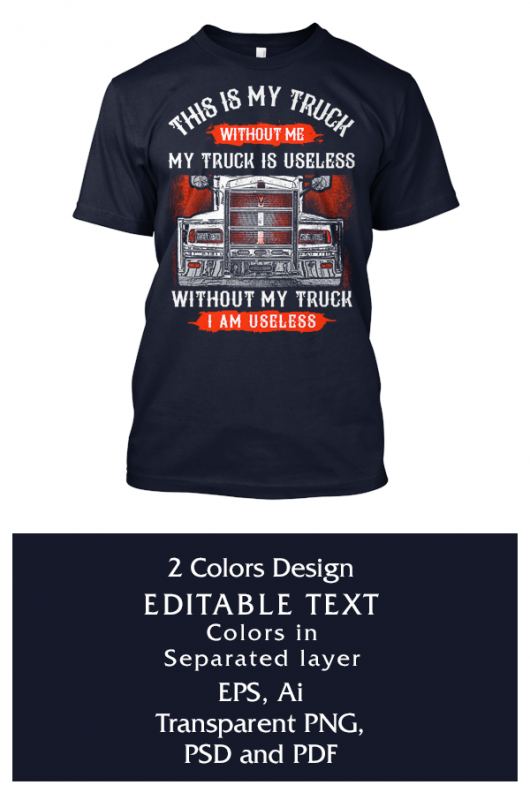 This Is My Truck t-shirt designs for merch by amazon
