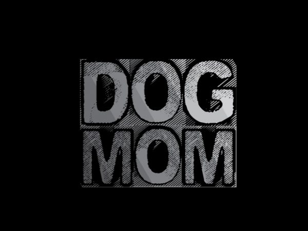 Dog mom vector shirt design