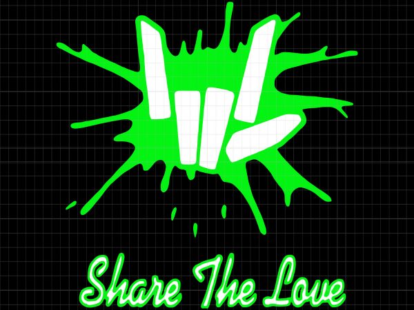 Share the love t shirt template vector Share the love t shirt template vector