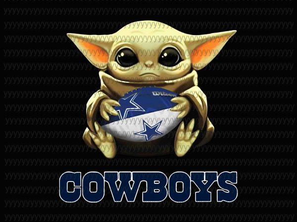 Baby Yoda Dallas Cowboys Dallas Cowboyspng Dallas Cowboys Vector