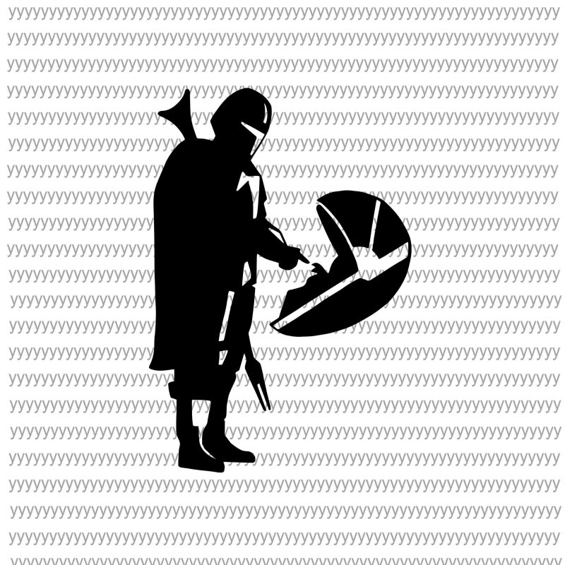 Download Vector Mandalorian Helmet Silhouette | helmet