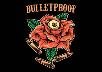 bulletproof tshirt design