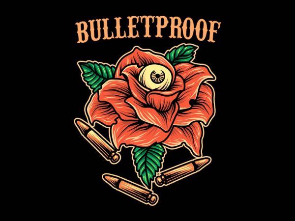 Bulletproof tshirt design