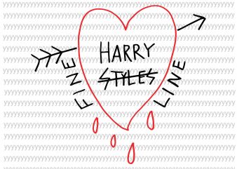 Harry styles fine line svg, png, dxf, eps file t shirt design png