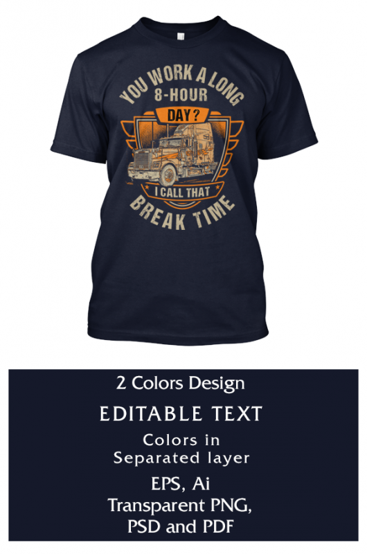 You Work A Long 8-Hour Day ? t-shirt designs for merch by amazon