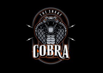Snake Cobra Vector t-shirt design