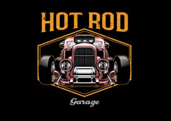 hotrod Vector t-shirt design