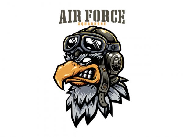 Eagle aviator vector t-shirt design