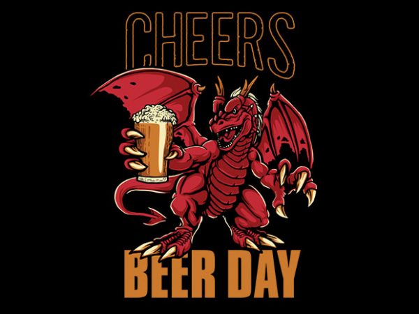 Beer day vector t-shirt design