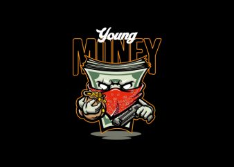 Young Money Vector t-shirt design