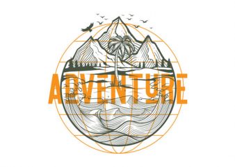 adventure trips Vector t-shirt design