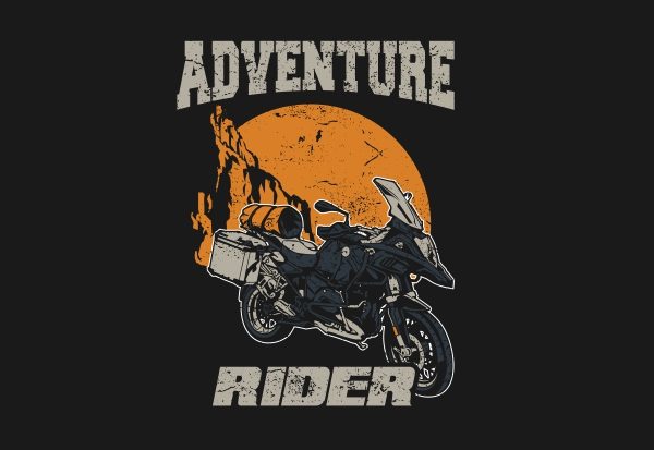 Adventure rider t shirt design for purchase