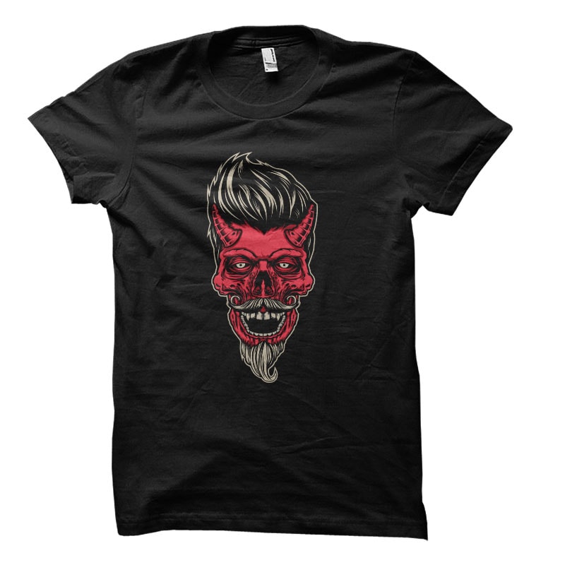 red devil Vector t-shirt design vector shirt designs