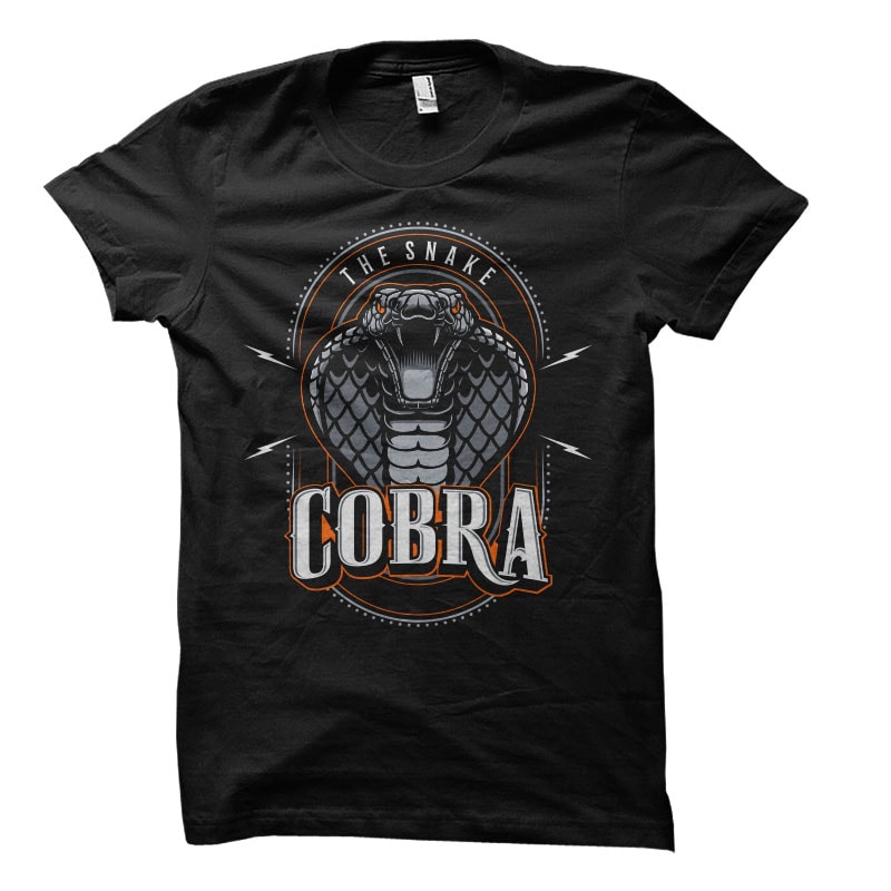 Snake Cobra Vector t-shirt design commercial use t shirt designs
