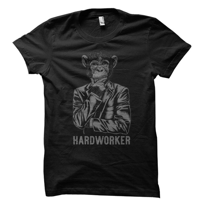 hardworker Vector t-shirt design tshirt-factory.com