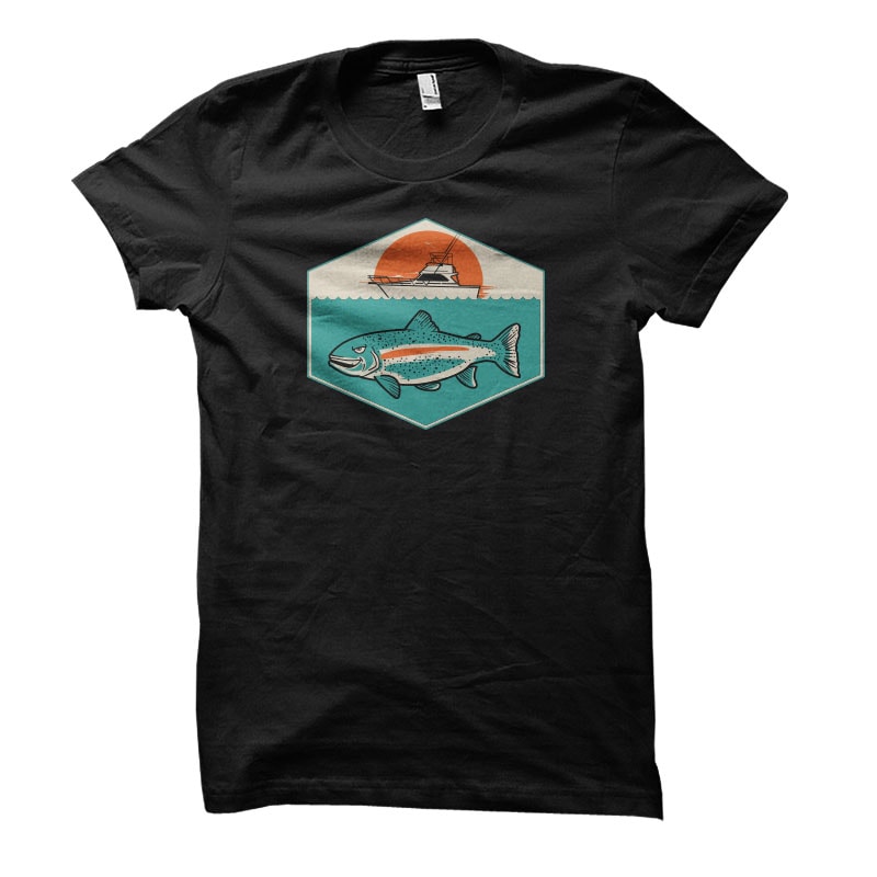 Bigger Boat from fish Vector t-shirt design buy t shirt designs artwork