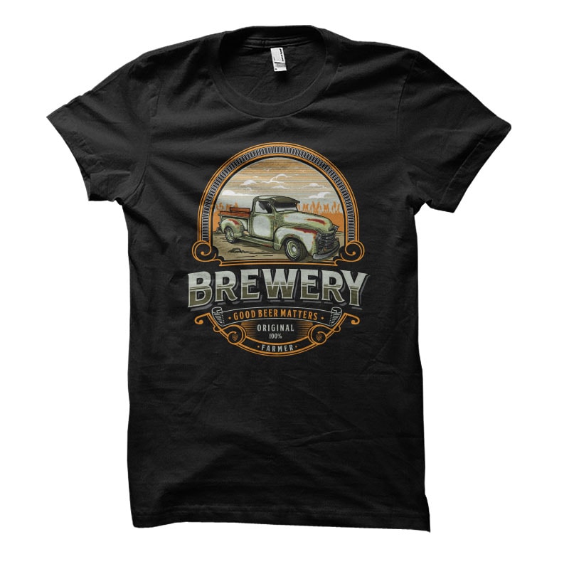 Brewery Vector t-shirt design buy t shirt designs artwork