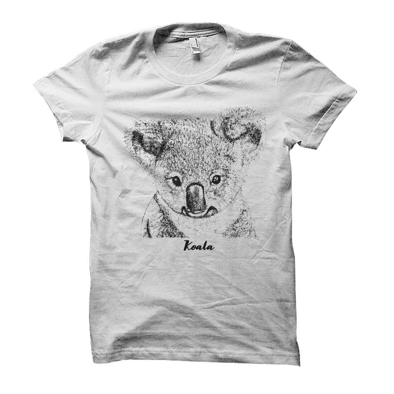 Koala Vector t-shirt design vector shirt designs