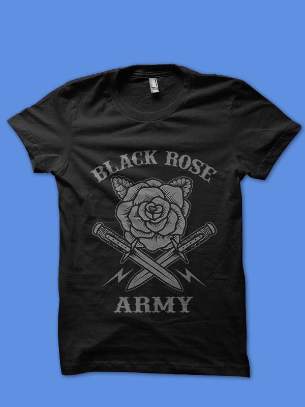 black rose army tshirt design buy t shirt design