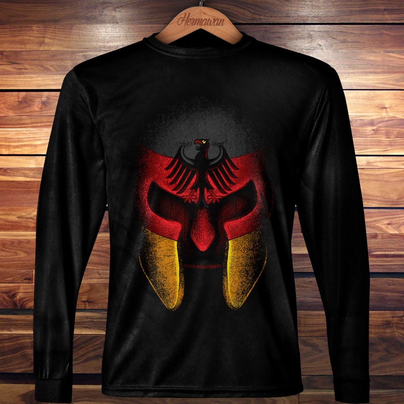 Deutsch spartan t shirt design png