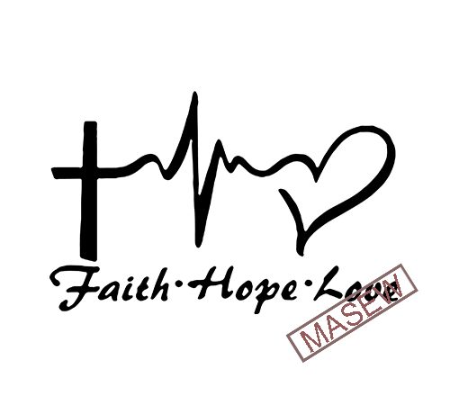 Faith hope love svg, religious svg, christian svg , cutting file , silhouette , love bundle svg , valentine svg , heart clipart , love svg digital download t shirt graphic design