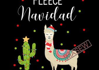 Christmas, llama svg, Fleece Navidad, Christmas alpaca SVG, Christmas svg, socuteappliques, family Christmas pj design, Christmas clipart, EPS SVG DXF PNG Digital Download