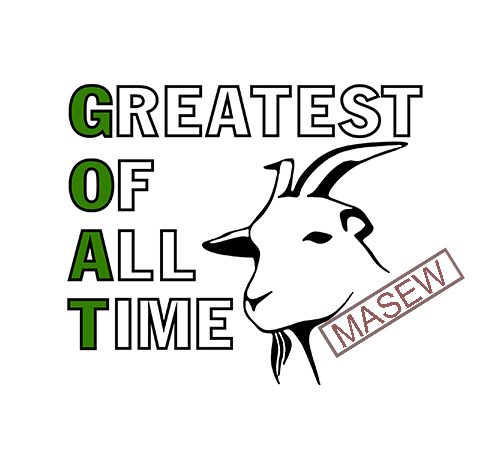 Goat file set – greatest of all time – goat svg, png, eps and dxf file set print ready shirt design