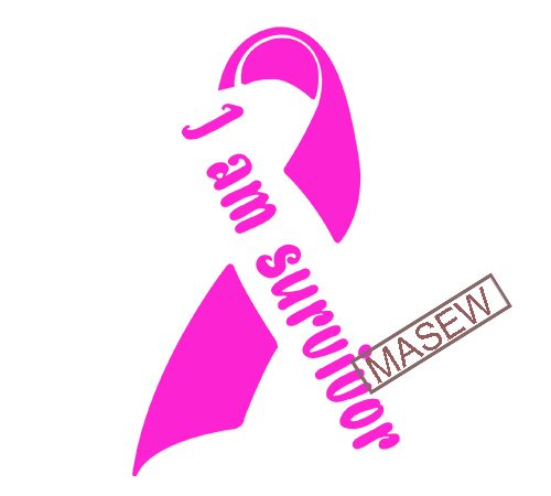 I am a survivor svg, cancer ribbon, cancer svg, breast cancer survivor ribbon svg, breast cancer svg, svg for cricut silhouette dxf buy t shirt