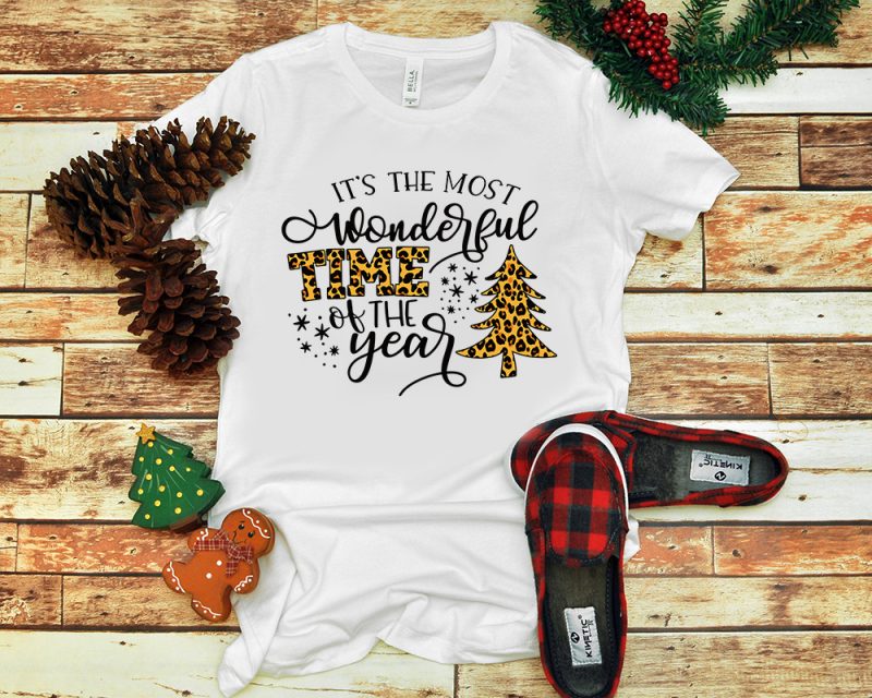 It’s The Most Wonderful Time Of The Year Leopard Christmas PNG tshirt-factory.com