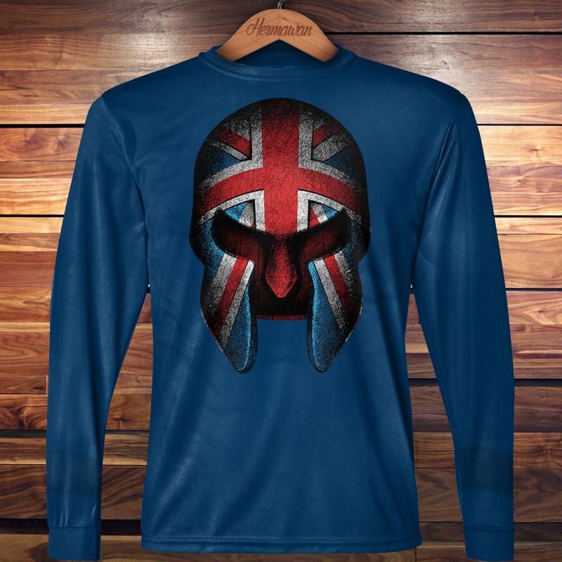 British Warrior vector shirt designs