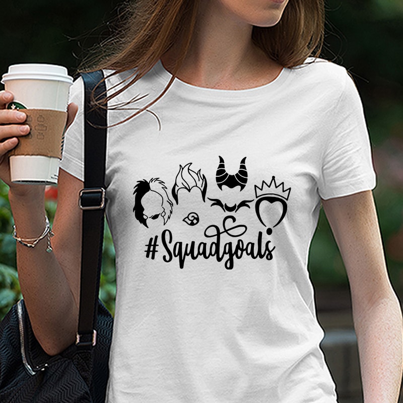 Bad Girls Squadgoals Svg Witches Svg Bad Girls Svg Villains Ursula Evil Queen Maleficent Cruella De Vil Villain Svg Villian Witches Digital Download Print Ready Shirt Design Buy T Shirt Designs