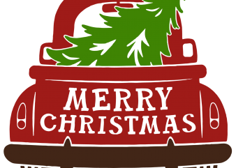 Free Free 143 Merry Christmas Truck Svg Free SVG PNG EPS DXF File