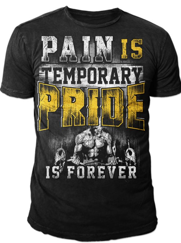 PAIN IS TEMPORARY vector t shirt design