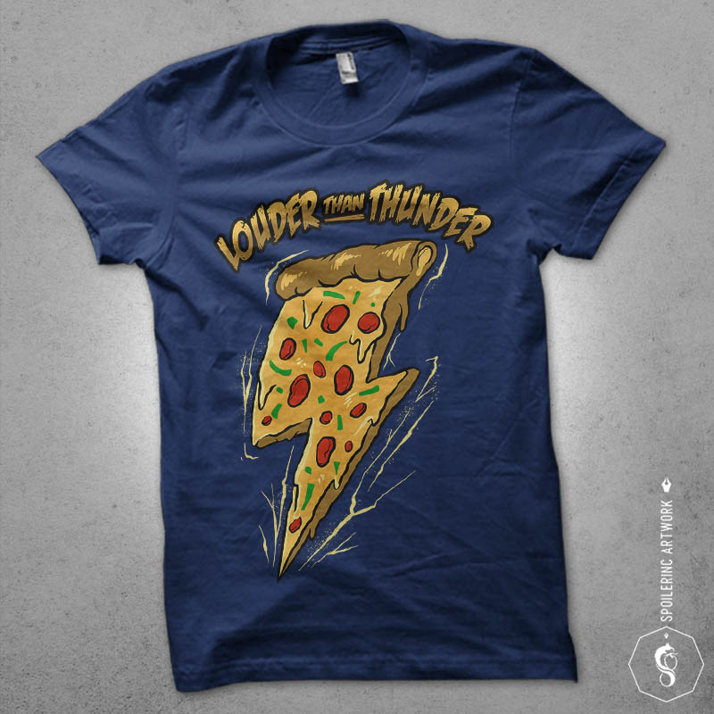 the power of pizza Graphic t-shirt design vector t shirt design