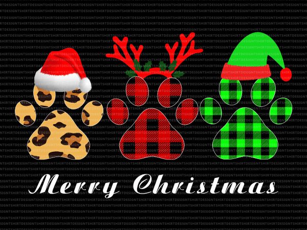 Paw dogs merry christmas, merry christmas png, merry christmas vector, merry christmas jpg, christmas png, winter png, flying santa png, noel scene png, noel png,