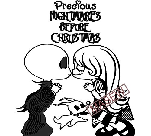 Download Precious Nightmares Before Christmas Jack And Sally Jack Skellington Eps Svg Png Dxf Digital Download Buy T Shirt Design Artwork Buy T Shirt Designs