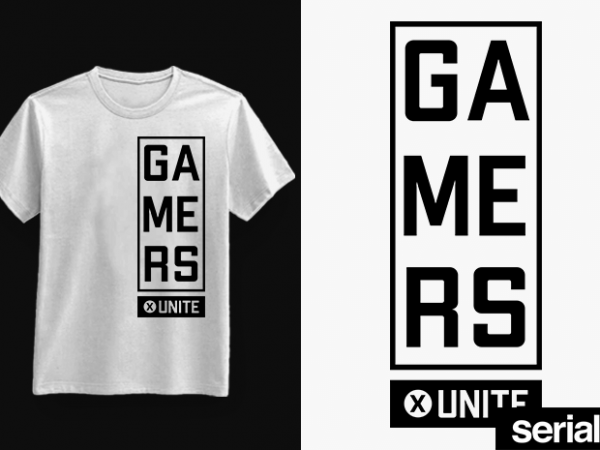◾️ ɢαмerѕ х υɴιтe ◾️ gamer geek t-shirt design